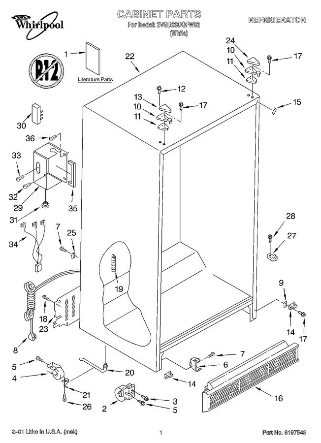 Diagram for 2VGD23DQFW02