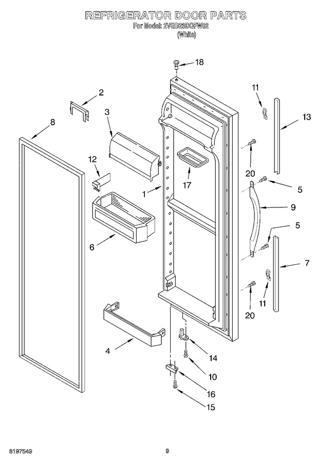 Diagram for 2VGD23DQFW02