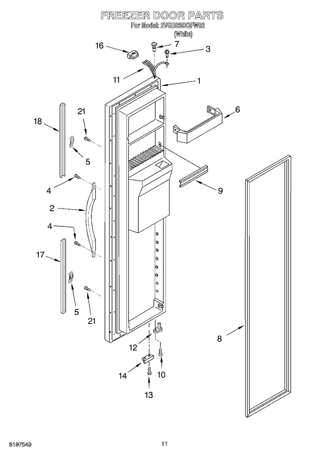 Diagram for 2VGD23DQFW02