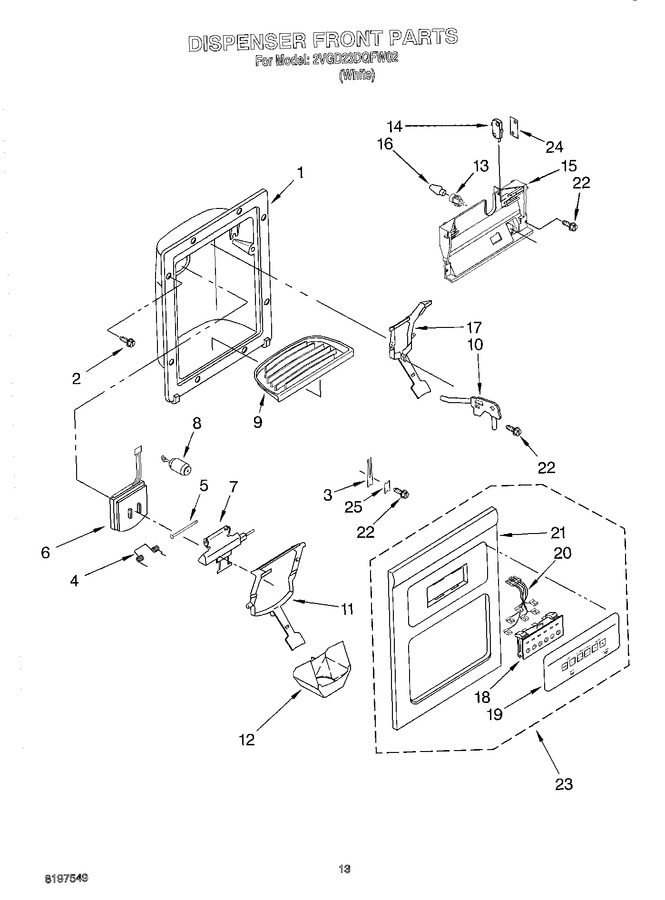 Diagram for 2VGD23DQFW02