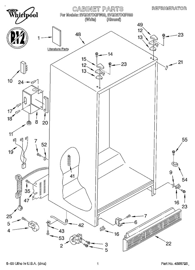 Diagram for 2VGD27DQFW00