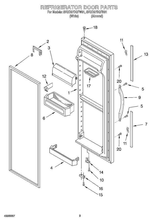 Diagram for 2VGD27DQFW01