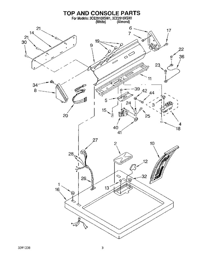 Diagram for 3CE2910XSW1