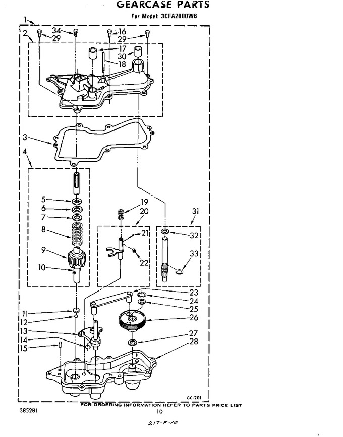 Diagram for GCFA2000W6