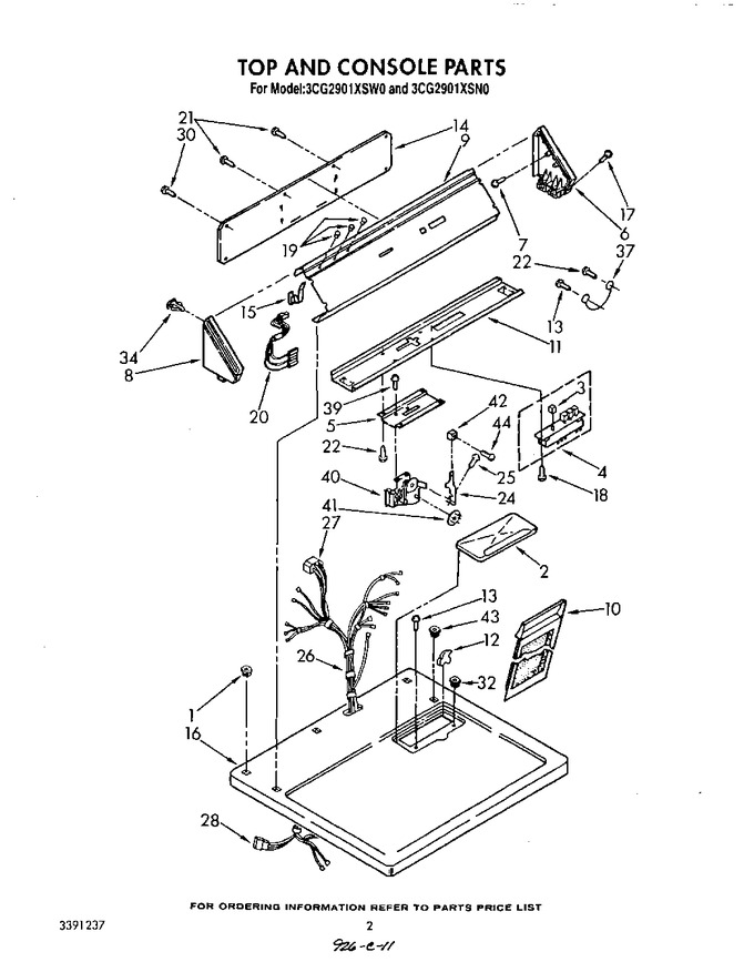 Diagram for 3CG2901XSW0