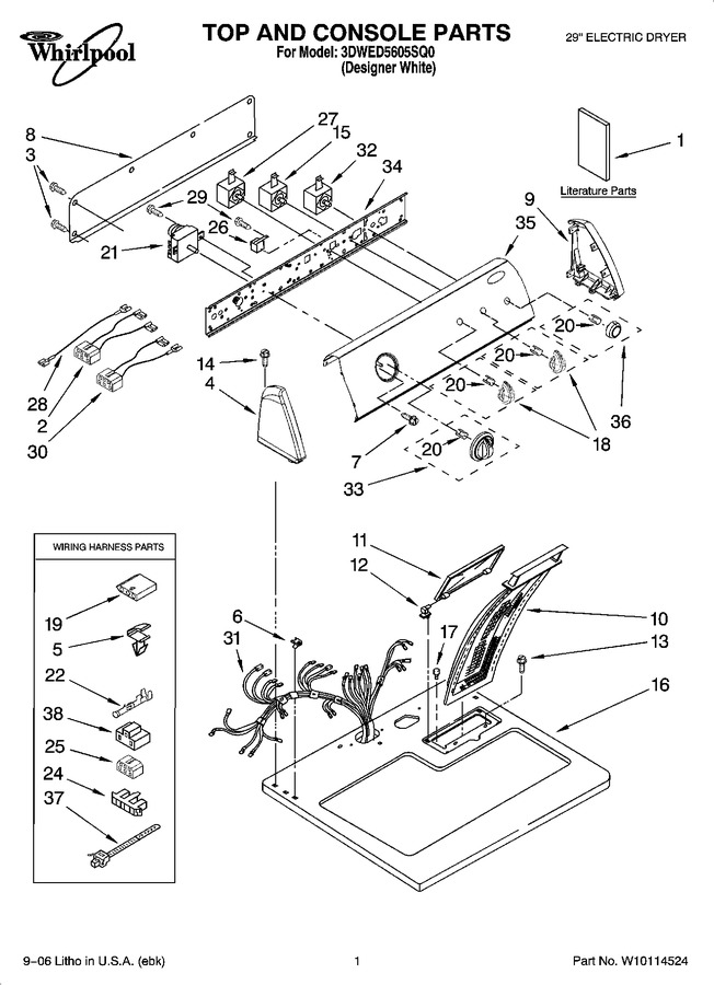 Diagram for 3DWED5605SQ0