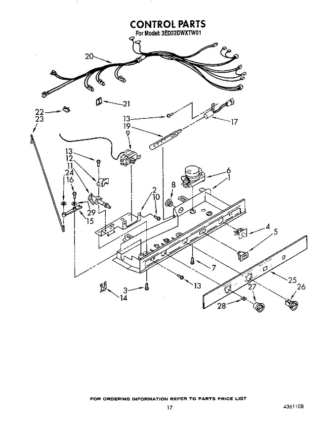 Diagram for 3ED22DWXTW01