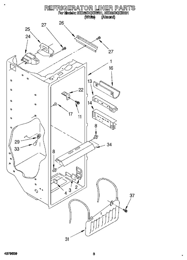 Diagram for 3ED25DQXBW01