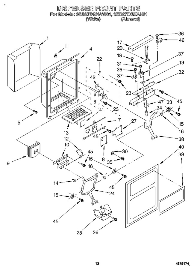 Diagram for 3ED27DQXAN01