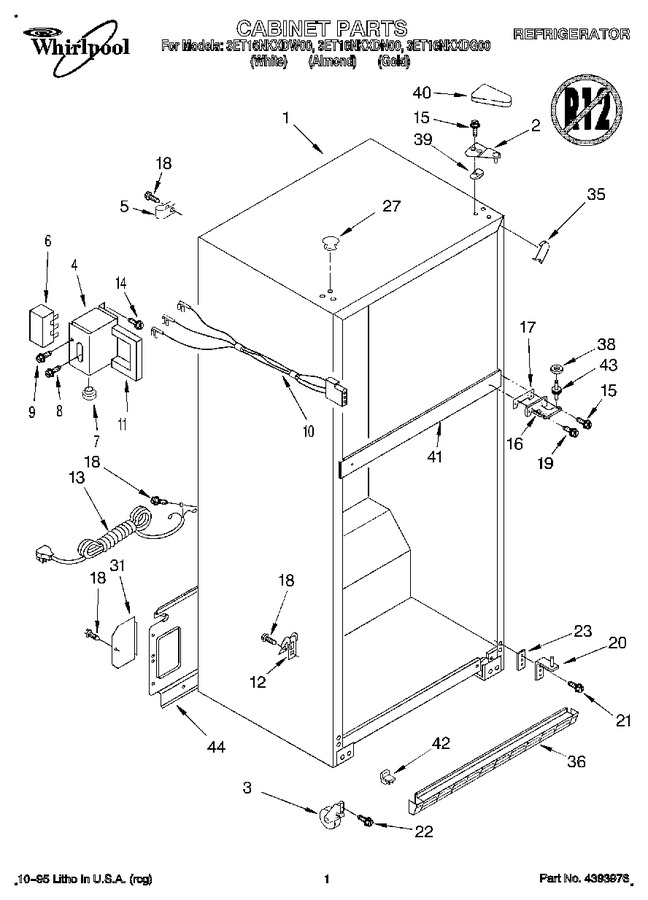 Diagram for 3ET16NKXDW00