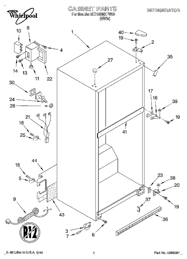 Diagram for 3ET18NMXFW00
