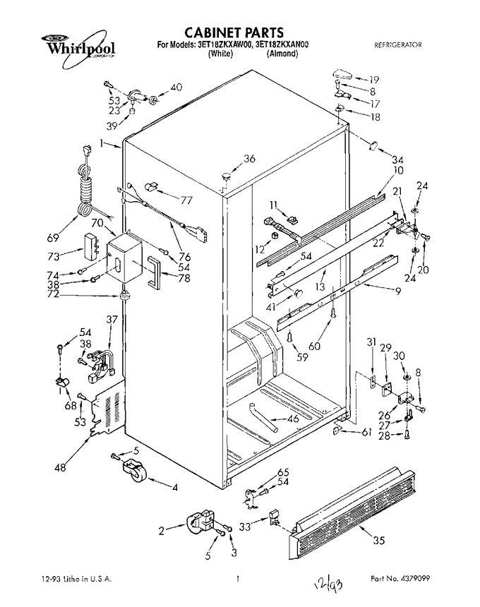 Diagram for 3ET18ZKXAW00