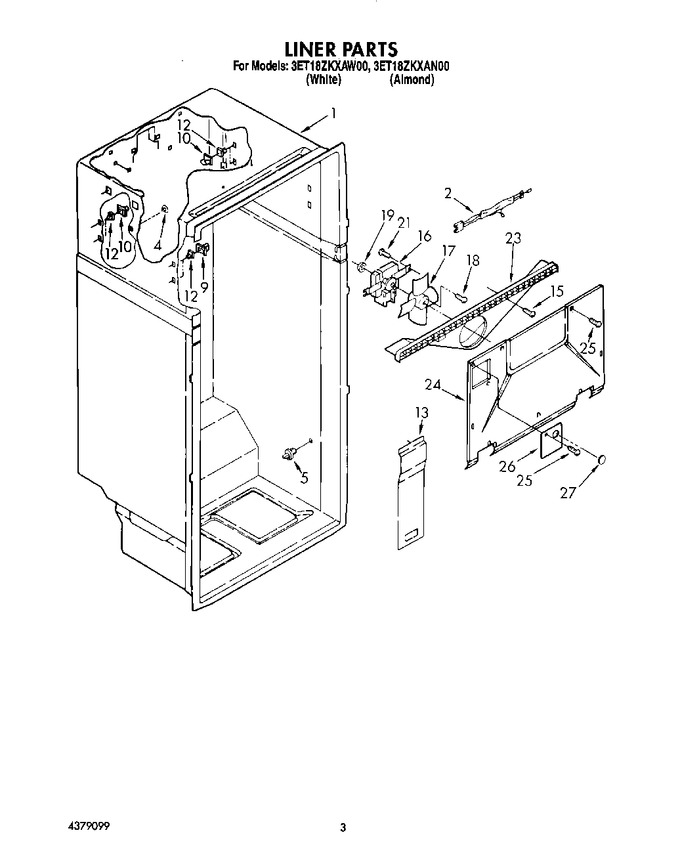 Diagram for 3ET18ZKXAW00