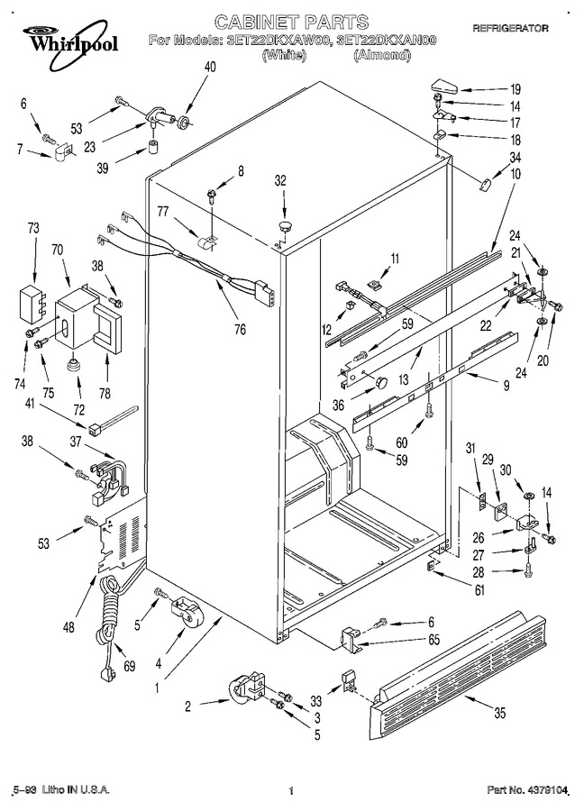 Diagram for 3ET22DKXAW00