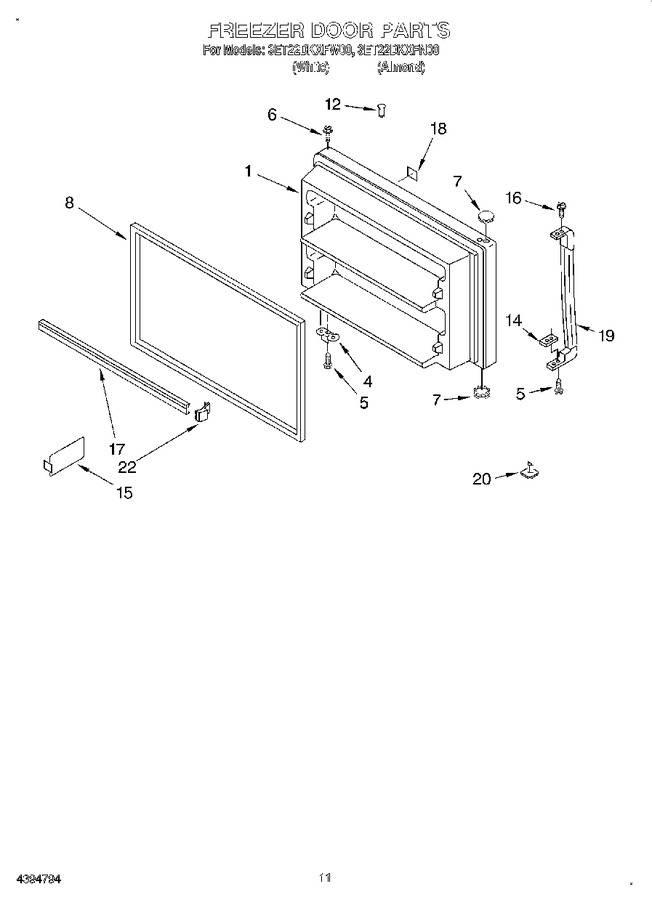 Diagram for 3ET22DKXFW00