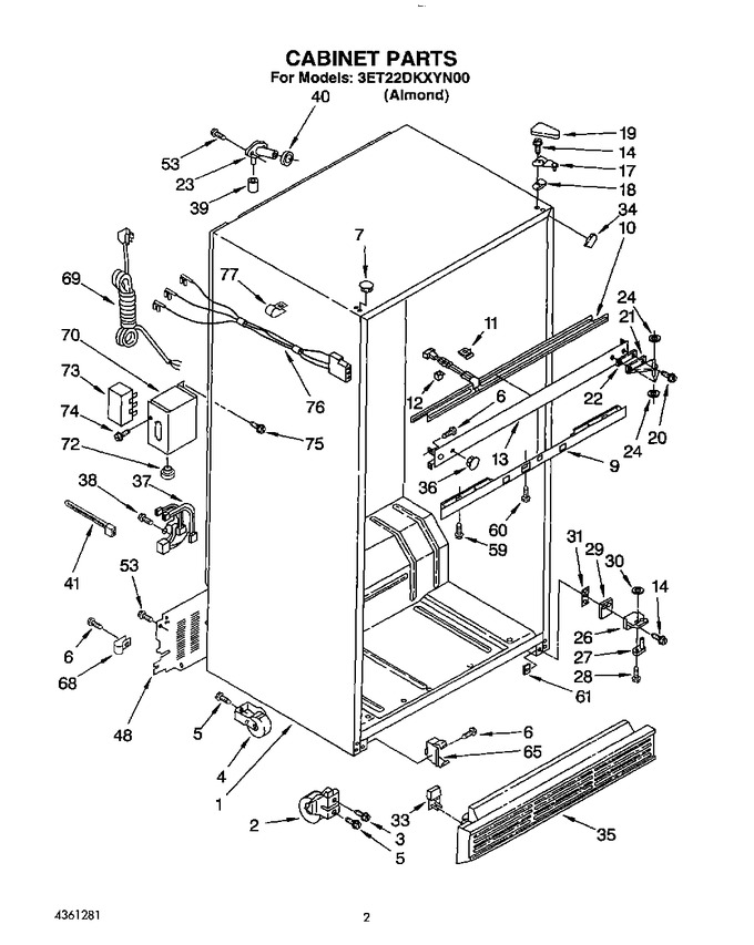 Diagram for 3ET22DKXYW00