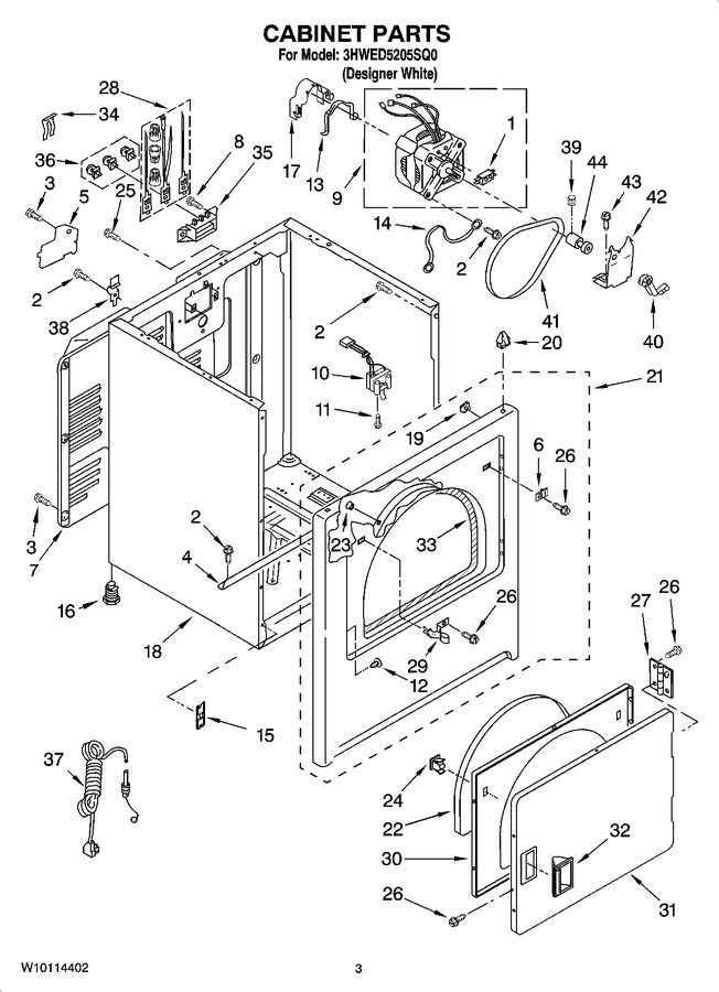 Diagram for 3HWED5205SQ0