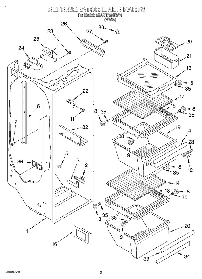 Diagram for 3KART700GW01