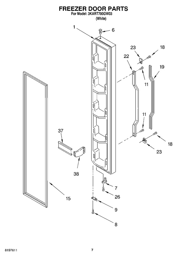 Diagram for 3KART700GW03