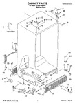 Diagram for 01 - Cabinet Parts