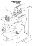 Diagram for 11 - Icemaker Parts, Parts Not Illustrated