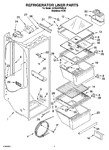 Diagram for 02 - Refrigerator Liner Parts