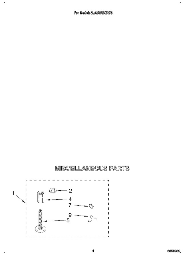 Diagram for 3LA5580XSW3