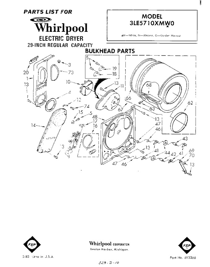 Diagram for 3LE5710XMW0