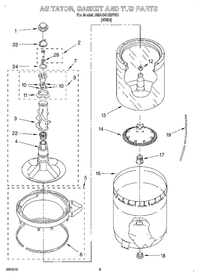 Diagram for 3MAS4132FW0
