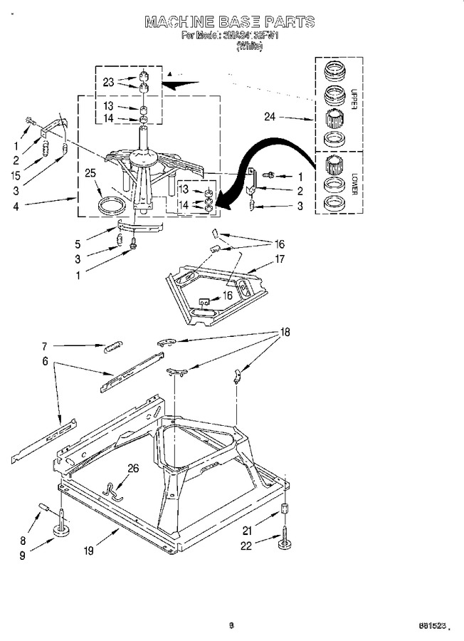 Diagram for 3MAS1432FW1