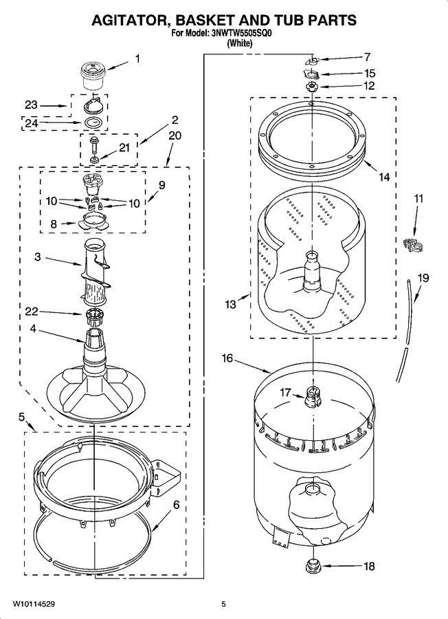 Diagram for 3NWTW5505SQ0