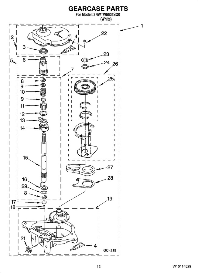 Diagram for 3NWTW5505SQ0