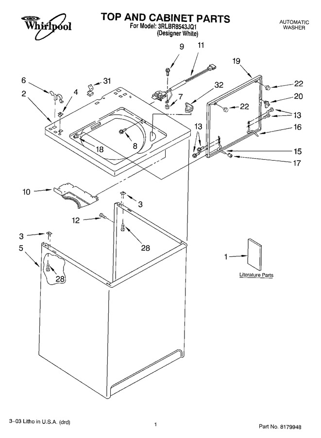 Diagram for 3RLBR8543JQ1