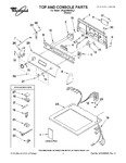 Diagram for 01 - Top And Console Parts