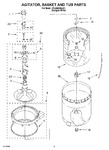 Diagram for 03 - Agitator, Basket And Tub
