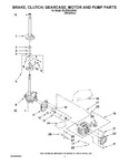 Diagram for 04 - Brake, Clutch, Gearcase, Motor And Pump Parts