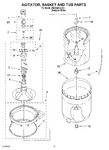Diagram for 03 - Agitator, Basket And Tub