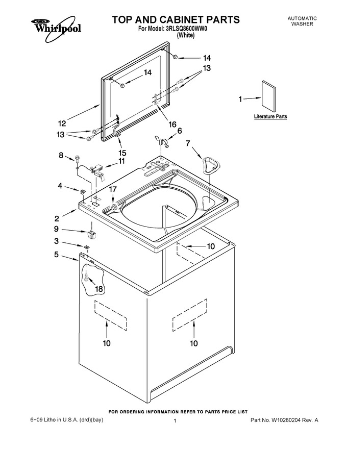 Diagram for 3RLSQ8600WW0