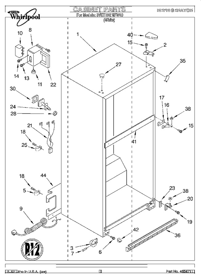 Diagram for 3VET19GMFW00
