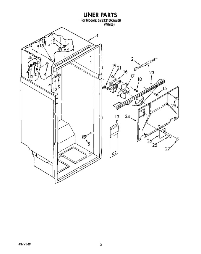 Diagram for 3VET21DKAW00