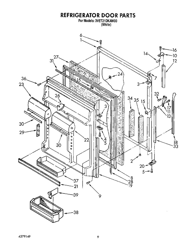 Diagram for 3VET21DKAW00