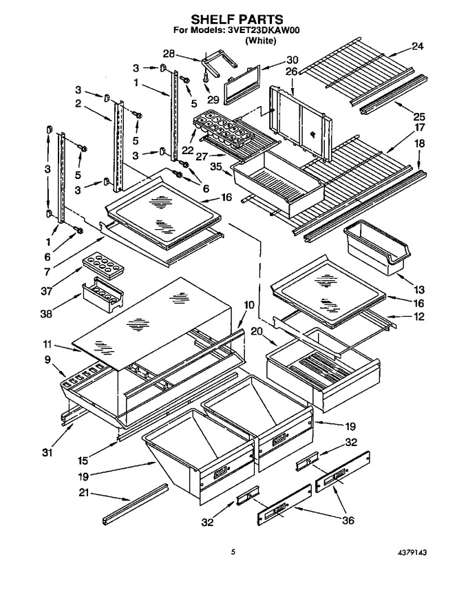 Diagram for 3VET23DKAW00