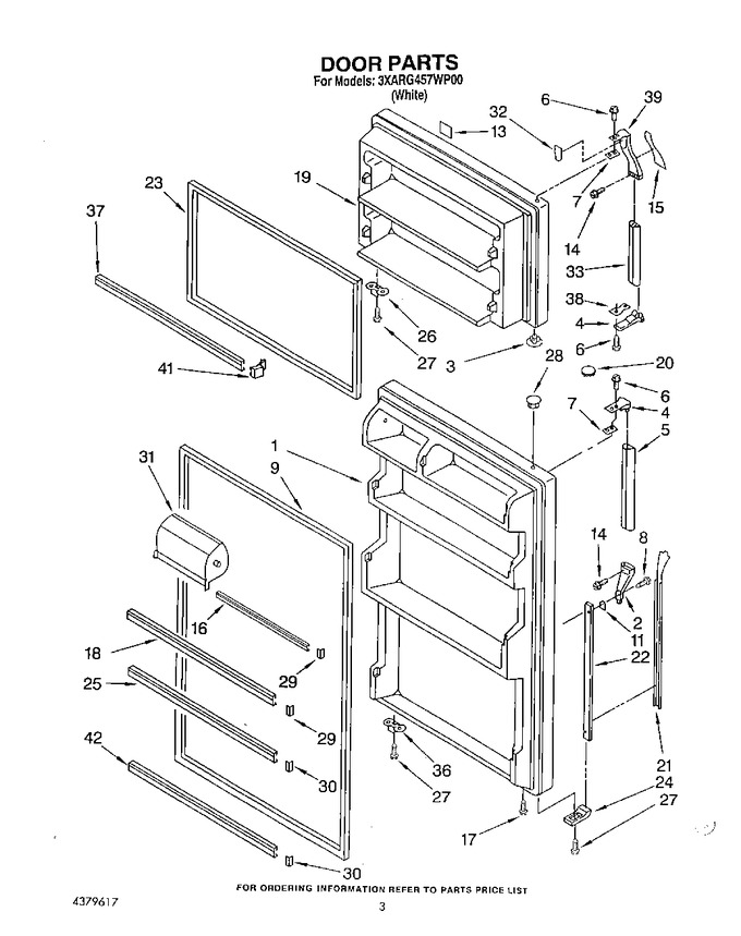 Diagram for 3XARG457WP00