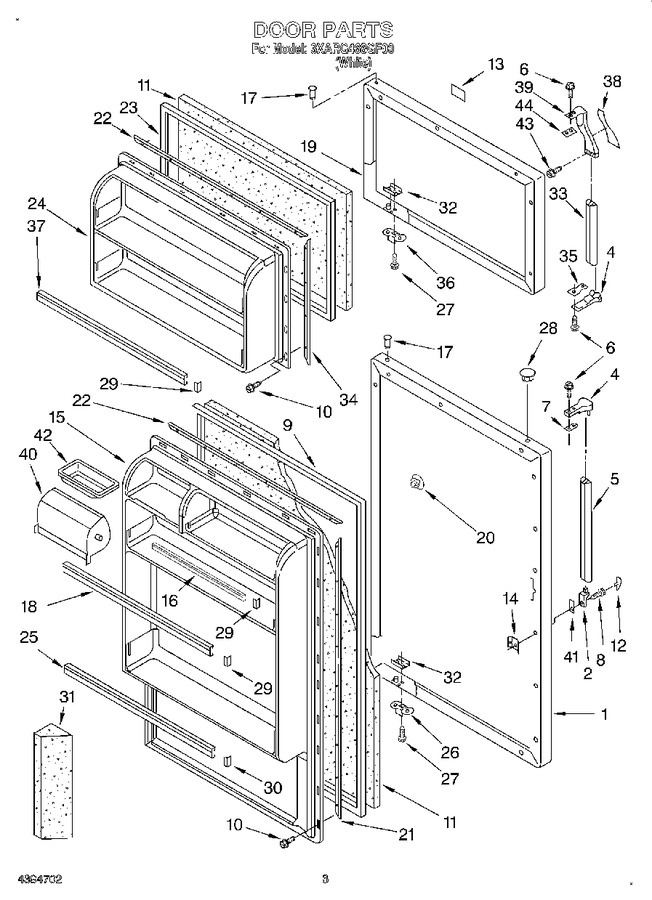 Diagram for 3XARG468GF00