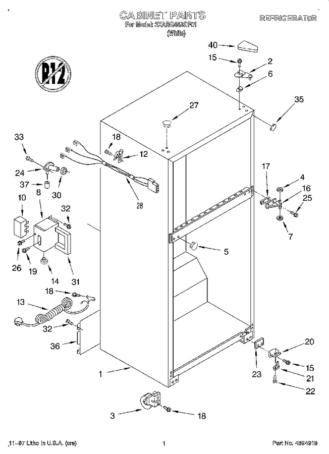 Diagram for 3XARG468GF01