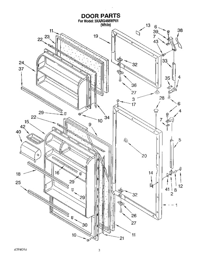 Diagram for 3XARG468WP01