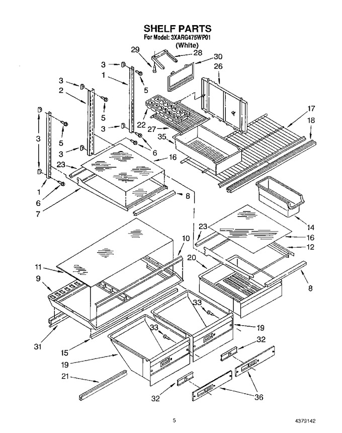 Diagram for 3XARG475WP01