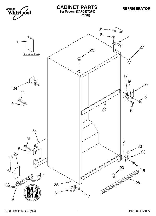 Diagram for 3XARG477GF07