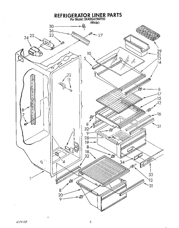 Diagram for 3XARG479WP00