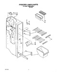 Diagram for 03 - Freezer Liner